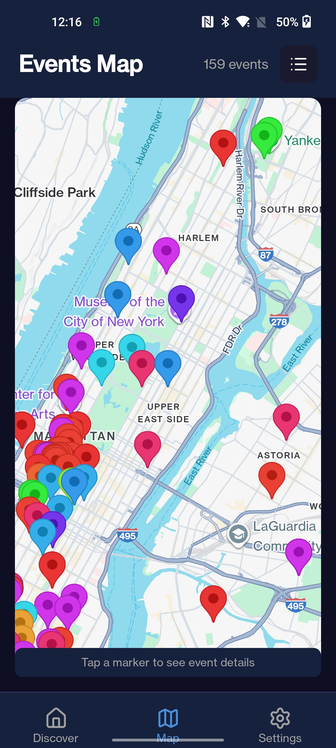 Scene Scout App Screenshot - Filters