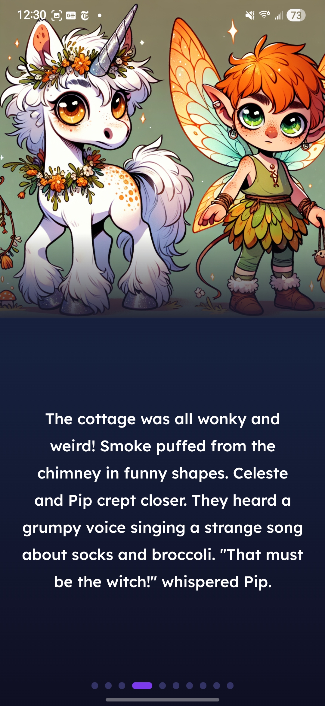 TinyTales App Screenshot - Story Creation