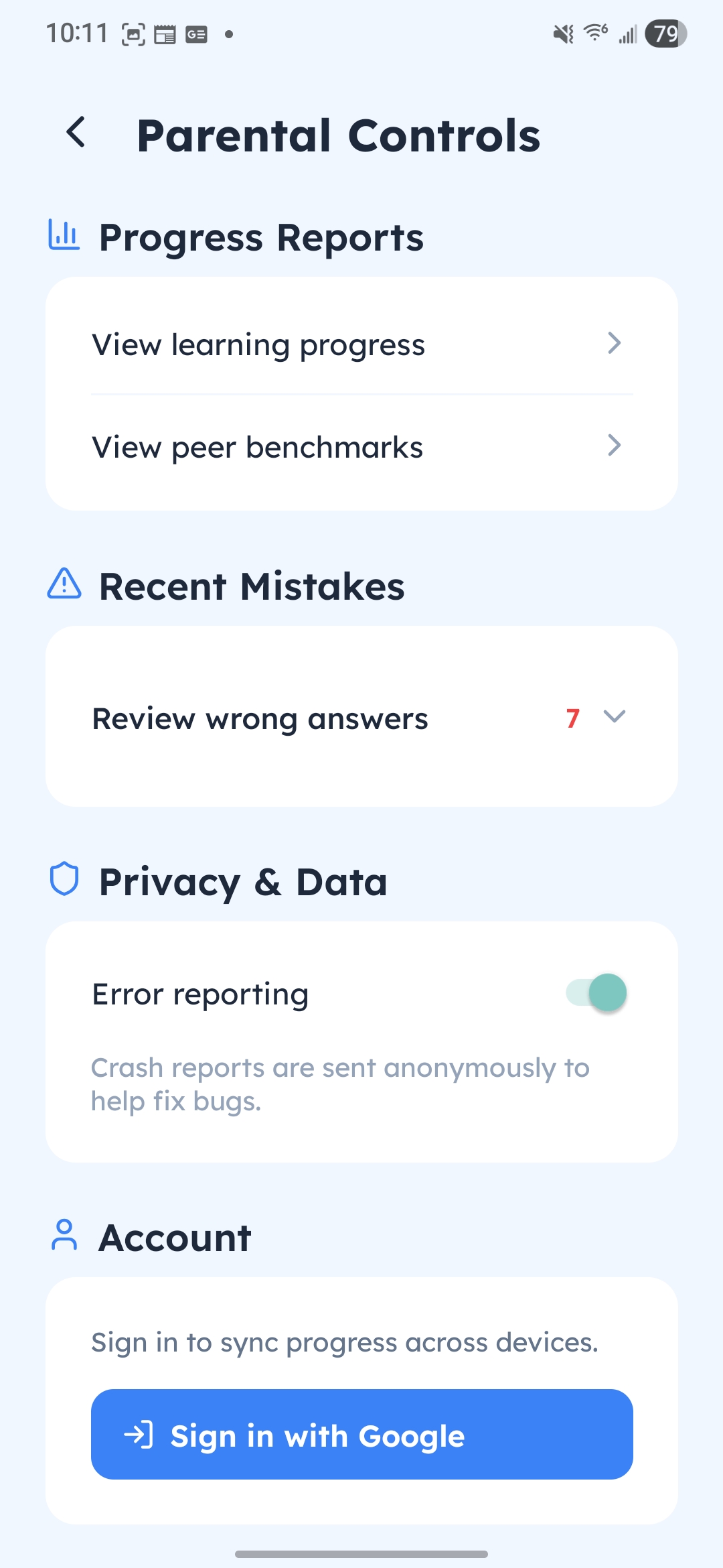 TinyTallies App Screenshot